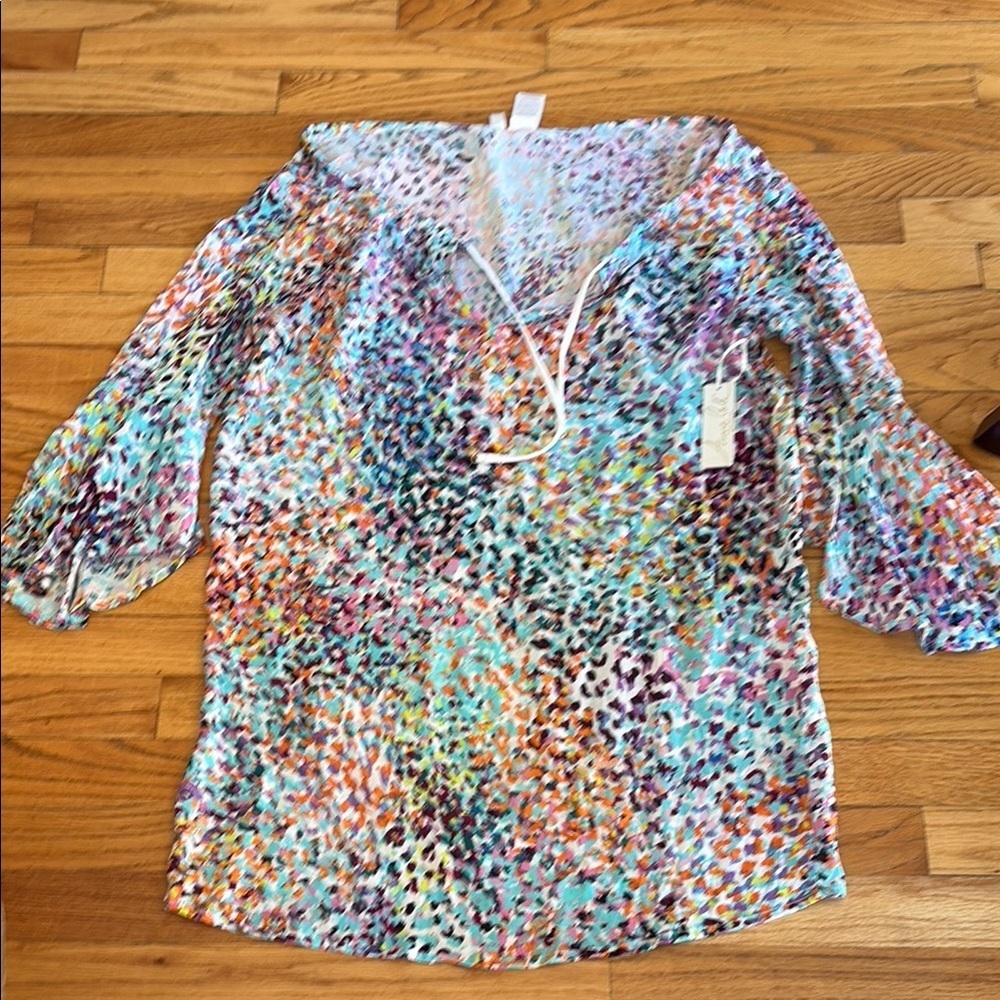Anne Cole Multicolor Swim Coverup
